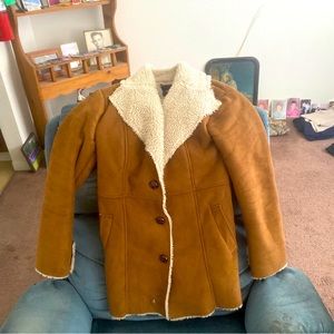 Brown jacket with wool inside